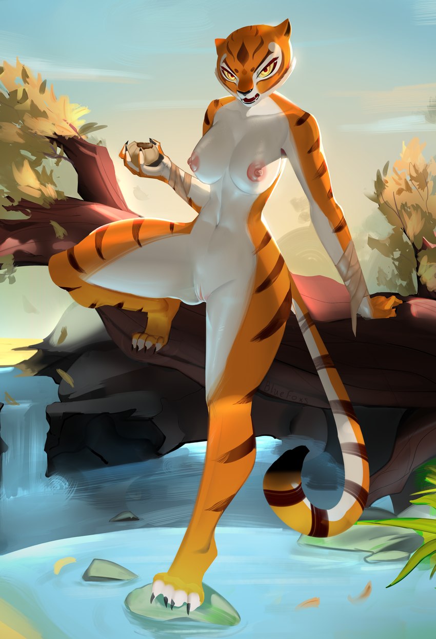 Kung Fu Panda Toon - Master Tigress (kung Fu Panda And Etc) Created By Bluefoxsart |  Yiff-party.com