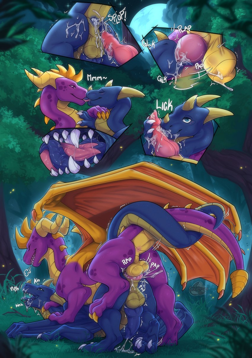 Spyro Gay Porn - Mikes And Spyro (spyro The Dragon And Etc) Created By Cocodrops (artist) |  Yiff-party.com