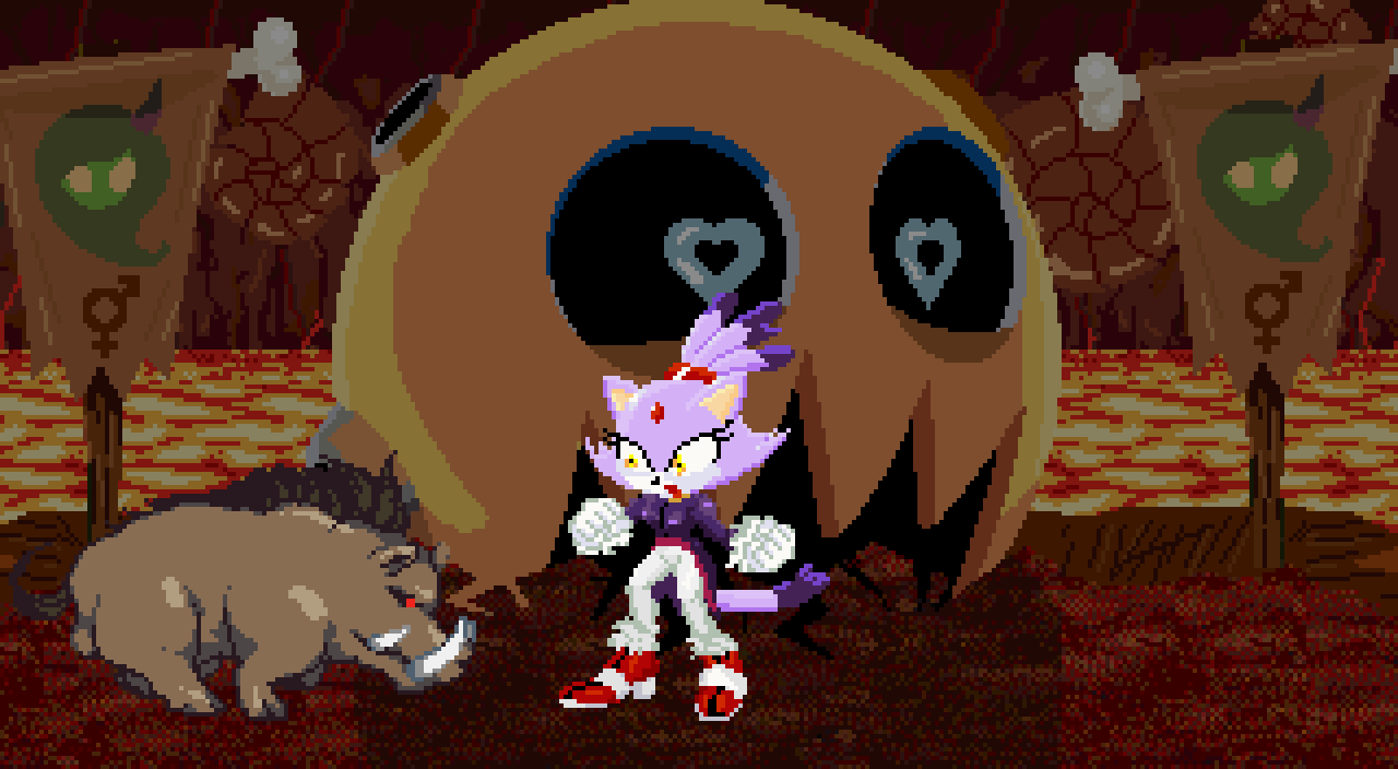 Blaze The Cat (project X Love Potion Disaster And Etc) Created By Mykiio ▷  Yiff Party